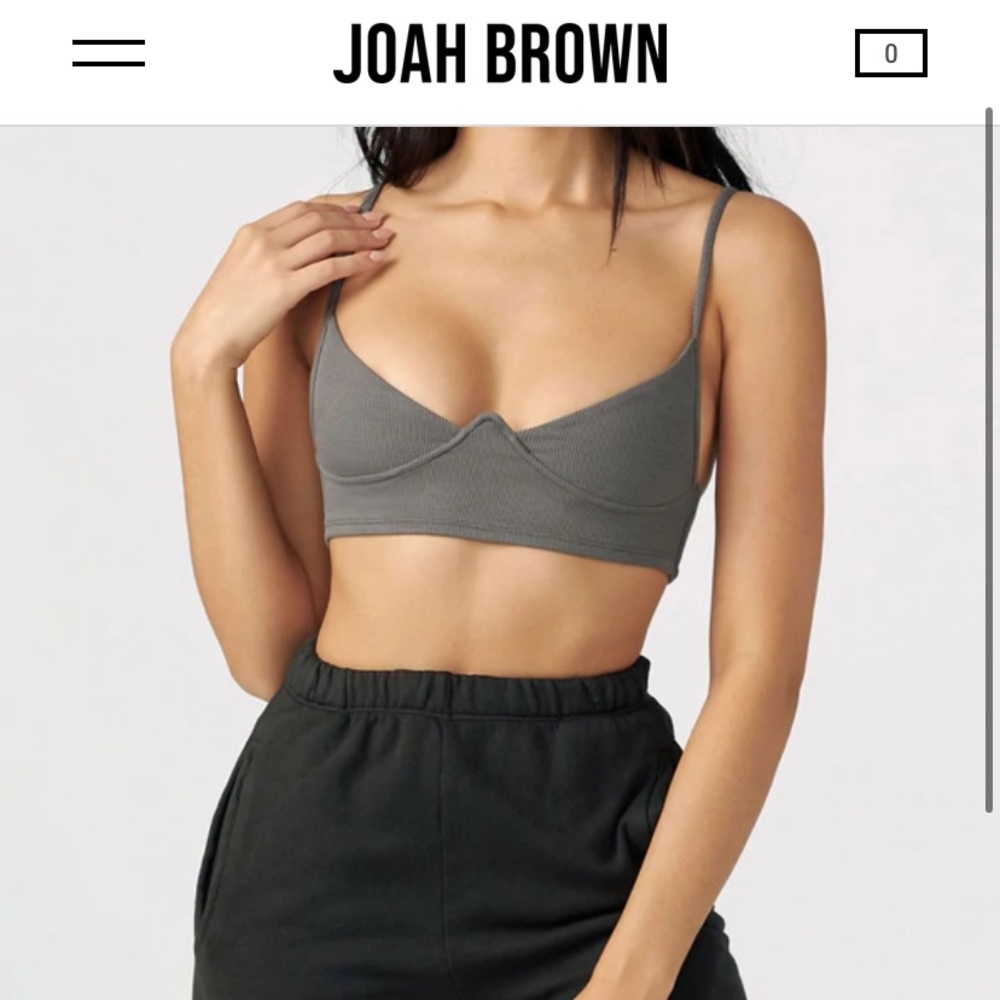 JOAH BROWN Structured Tank Bra